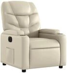vidaXL Relaxsessel Elektrisch Creme Kunstleder Modell 14