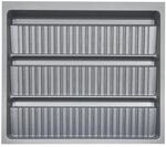 SOTECH ORGA-BOX-3 Gew&uuml;rzgl&auml;sereinsatz Tiefe 473 mm H&ouml;he 50,5 mm Silbergrau