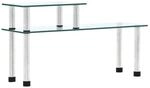 vidaXL K&uuml;chenregal Transparent 45x16x26 cm Hartglas 249523