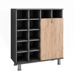 Vicco W&auml;scheschrank Fynn Anthrazit/Goldkraft Eiche 79 x 92 cm