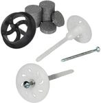 PROTEKTOR 100x D&auml;mmstoff-Schraubd&uuml;bel Set &Oslash;8x120mm Vormontiert inkl. 200x...