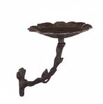 Relaxdays Vogeltr&auml;nke Gusseisen Braun Wetterfest 20 cm x 17 cm x 21 cm 0,76 kg