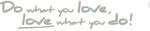 Komar Deko-Sticker Do What You Love 14 cm x 70 cm