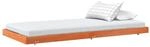 vidaXL Bettrahmen Wachsbraun 80 x 200 cm Massives Kiefernholz 864061