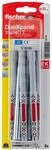 Fischer Langschaftd&uuml;bel DuoXpand T Senkkopfschraube 10 mm x 140 mm 4 St&uuml;ck