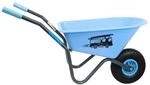 TRUTZHOLM Kinderschubkarre Traglast 40kg 20L Kunststoffwanne Feuerwehr Blau
