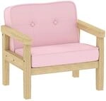 AIYAPLAY Kindersessel Holz 46,5L x 44B x 45H cm