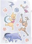 Komar Deko-Sticker Winnie Pooh Flowers 50 x 70 cm gerollt