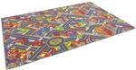 Snapstyle Kinder Spiel Teppich Stra&szlig;enteppich 3D Big City Bunt 140x200cm
