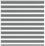 vidaXL Doppelrollo Dunkelgrau 150x100 cm Stoffbreite 145,9 cm Polyester 4014115