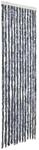 vidaXL Insektenschutz-Vorhang Silbern 56x200 cm Chenille 315138