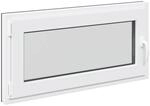 vidaXL Kellerfenster RISOR Anthrazit 100 x 50 cm PVC und Glas 42047291