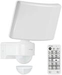 Oktaplex Cali Strahler IP65 mit Bewegungsmelder und Fernbedienung Warmwei&szlig; mit