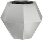 vidaXL Pflanzk&uuml;bel Silber 50 x 50 x 40 cm Verzinkter Stahl 884062