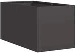 vidaXL Pflanzk&uuml;bel Schwarz 40x80x40 cm Kaltgewalzter Stahl 860731