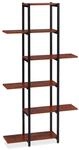 Relaxdays Pflanzenregal Metall Dunkelbraun mit 6 Ablagen 150 cm x 78 cm x 24 cm