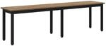vidaXL Bank Kunsthandwerk Eiche 160 x 35 x 45 cm Holzwerkstoff 892607