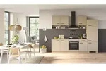 Flex-Well Exklusiv K&uuml;chenzeile 2235 Creso ohne E-Ger&auml;te 270 cm Cashmere Matt