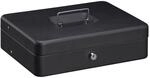 Relaxdays Geldkassette Eisen Schwarz Abschlie&szlig;bar 8,5 cm x 30,5 cm x 24,5 cm...