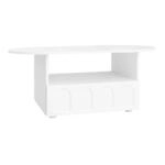 okwish Couchtisch Wolkenf&ouml;rmig mit Schubladen und Ablagef&auml;chern 100 &times; 60 cm...