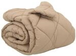 vidaXL Winterbettdecke Taupe 220 x 240 cm Mikrofaser 42025701