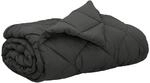 vidaXL Sommerdecke Anthrazit 220 x 260 cm Mikrofaser 42025414