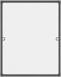 KESSER Fliegengitter f&uuml;r Fenster mit Aluminiumrahmen 130 x 150 cm Anthrazit