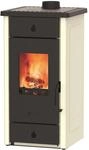 Wamsler Luke Kaminofen Stahl Wei&szlig;-Gl&auml;nzend 8 kW