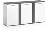 Vicco Kommode Novelli Anthrazit 40 x 80 mit T&uuml;ren Art Nr 32094