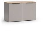 Vicco Kommode Wido Greige 80 x 50 mit 2 T&uuml;ren Art Nr 56611