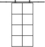 vidaXL Schiebet&uuml;r mit Beschlag 102,5x205 cm ESG-Glas & Aluminium 3332903