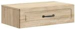 vidaXL Wandmontierter Beistelltisch Sonoma-Eiche 59 x 34,5 x 17 cm 899337