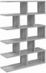 vidaXL Wandregal Sonoma-Grau 70 x 20 x 100 cm Holzwerkstoff 8012153