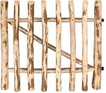 Floraworld Staketen-Gartentor Haselnuss Natur 90 cm x 100 cm