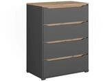 Vicco Kommode Ruben Anthrazit/Artisan-Eiche 80 x 101 Art Nr 62892