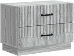 vidaXL Nachttisch Graues Sonoma 62 x 34,5 x 44,5 cm Holzwerkstoff 895241