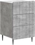 vidaXL Nachttisch Betongrau 43 x 41 x 68 cm Holzwerkstoff 894328