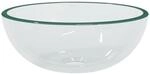 vidaXL Waschbecken Hartglas 30x12 cm Transparent 345235