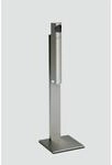 PROREGAL Praktischer Wandascher Mit Abstreifblech Mit Standfu&szlig; 3,5 Liter HxBxT...