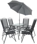 VCM Gartenm&ouml;bel-Set Sontan Anthrazit