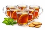 BigDean 6 Teegl&auml;ser Set Teegl&auml;ser Mit Henkel 230 ml Latte Macchiato Gl&auml;ser