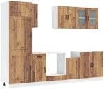 vidaXL 8-Tlg K&uuml;chenschrank-Set Kalmar Altholz-Optik Holzwerkstoff 3314799