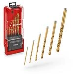 Einhell Titan-Metallbohrer-Set HSS-G 6-teilig &Oslash; 1,5 mm - 6,5 mm