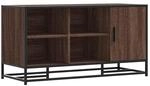 vidaXL Schuhbank Braun Eichen-Optik 100x40x53,5cm Holzwerkstoff Metall 849218