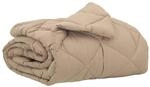 vidaXL Sommerdecke Taupe 220 x 155 cm Mikrofaser 42025459