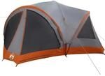 vidaXL Familienzelt mit Dach Grau und Orange 460 x 430 x 214 cm 42004082