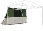 vidaXL Innenzelt mit Dach mit Speicher Gr&uuml;n 280 x 220 x 176 cm Taft 42001146