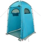 vidaXL Duschzelt Blau Wasserfest 4009474
