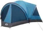 vidaXL Familienzelt mit Dach Blau und Grau 460 x 430 x 214 cm 42004081