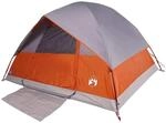 vidaXL Kuppel-Campingzelt 3 Personen Orange Wasserdicht 94697